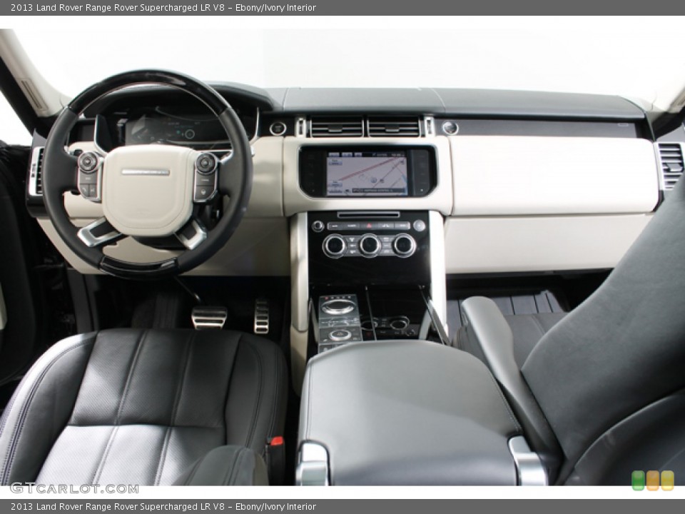 Ebony/Ivory Interior Dashboard for the 2013 Land Rover Range Rover Supercharged LR V8 #79562884