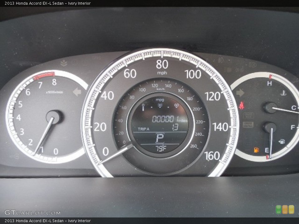 Ivory Interior Gauges for the 2013 Honda Accord EX-L Sedan #79563178