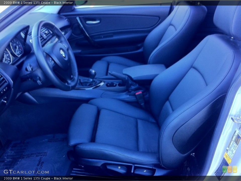 Black Interior Photo for the 2009 BMW 1 Series 135i Coupe #79563424