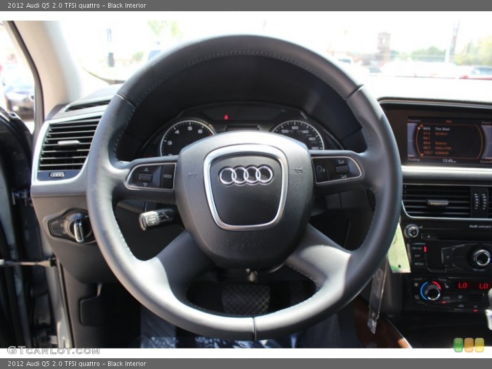 Black Interior Steering Wheel for the 2012 Audi Q5 2.0 TFSI quattro #79564279