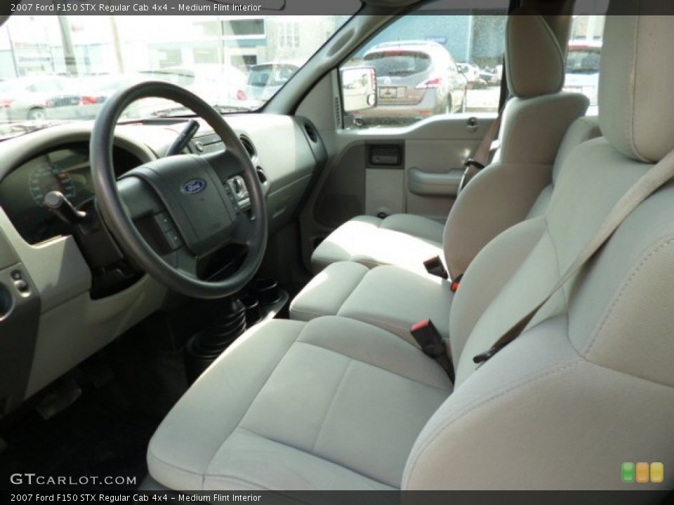 Medium Flint Interior Front Seat for the 2007 Ford F150 STX Regular Cab 4x4 #79566967