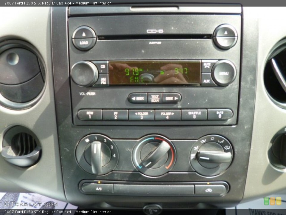 Medium Flint Interior Controls for the 2007 Ford F150 STX Regular Cab 4x4 #79567081