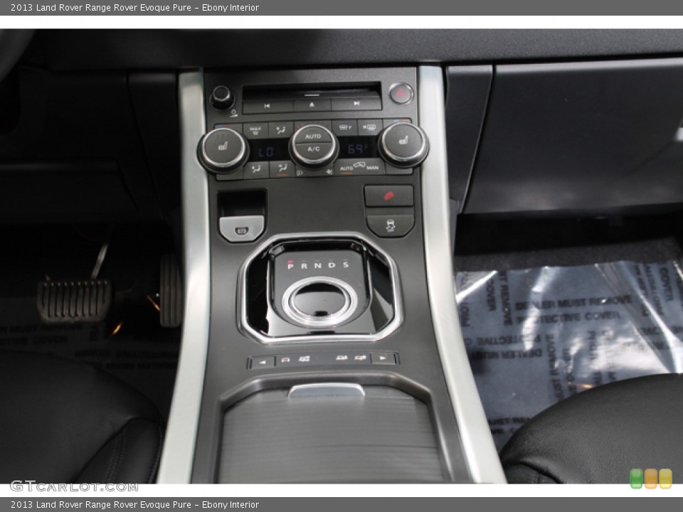 Ebony Interior Controls for the 2013 Land Rover Range Rover Evoque Pure #79567359