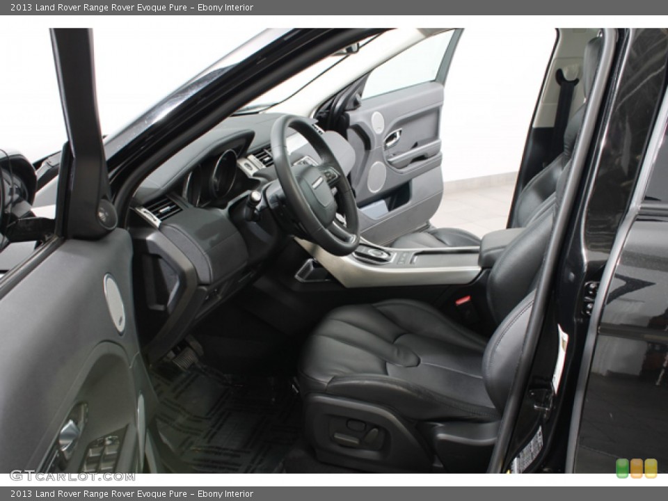 Ebony Interior Photo for the 2013 Land Rover Range Rover Evoque Pure #79567423