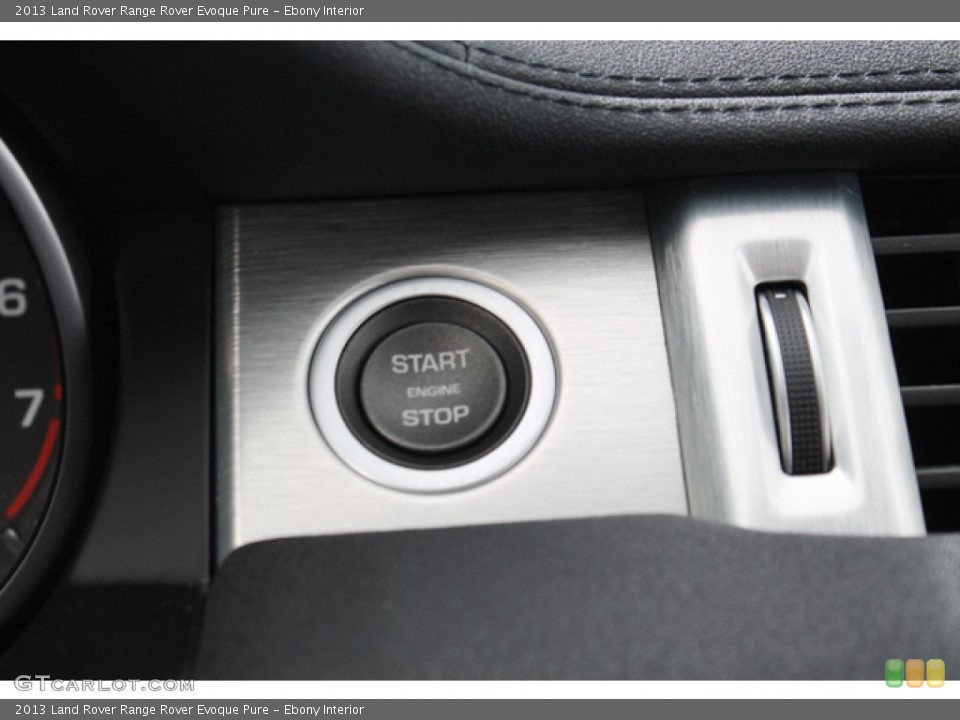 Ebony Interior Controls for the 2013 Land Rover Range Rover Evoque Pure #79567449