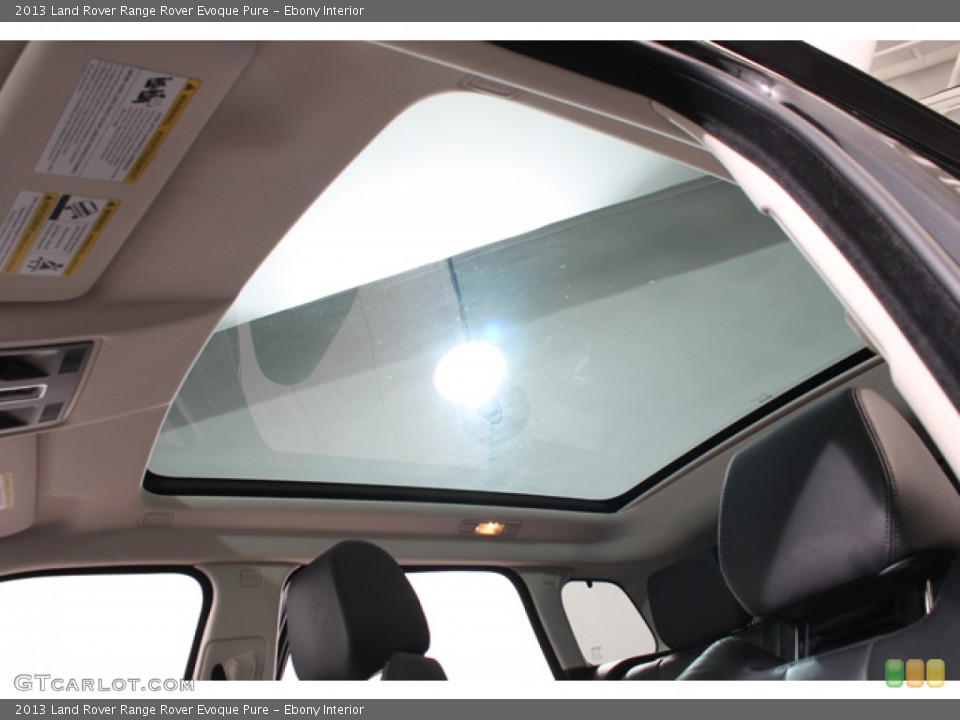 Ebony Interior Sunroof for the 2013 Land Rover Range Rover Evoque Pure #79567485