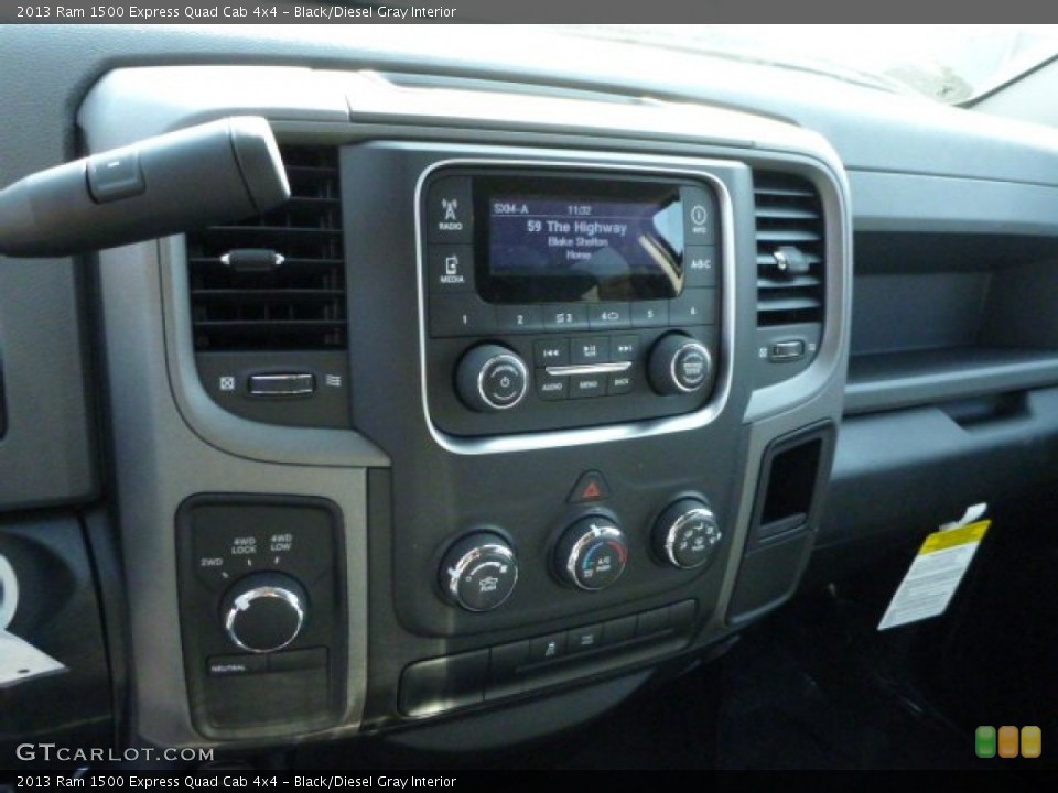 Black/Diesel Gray Interior Controls for the 2013 Ram 1500 Express Quad Cab 4x4 #79570341