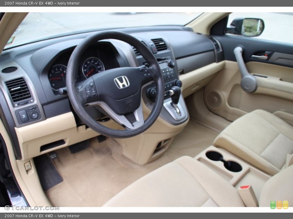 Ivory Interior Prime Interior for the 2007 Honda CR-V EX 4WD #79572079