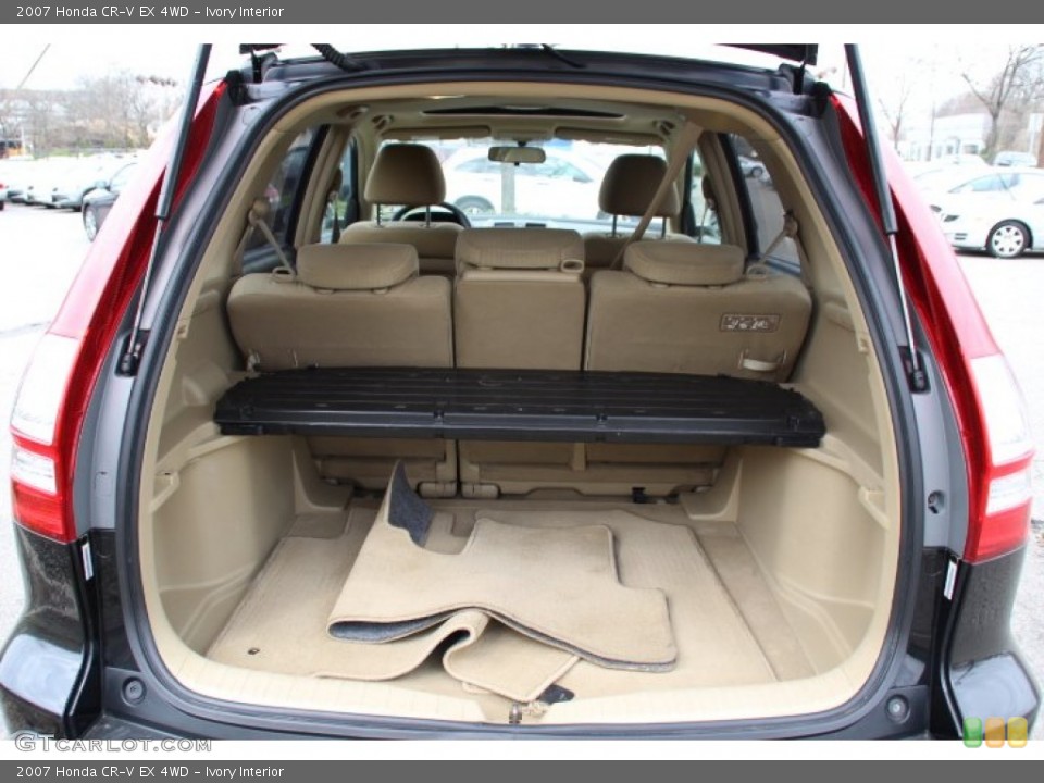 Ivory Interior Trunk for the 2007 Honda CR-V EX 4WD #79572199