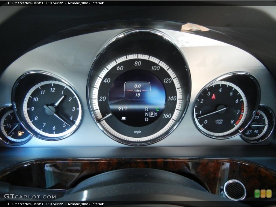 Almond/Black Interior Gauges for the 2013 Mercedes-Benz E 350 Sedan #79572850