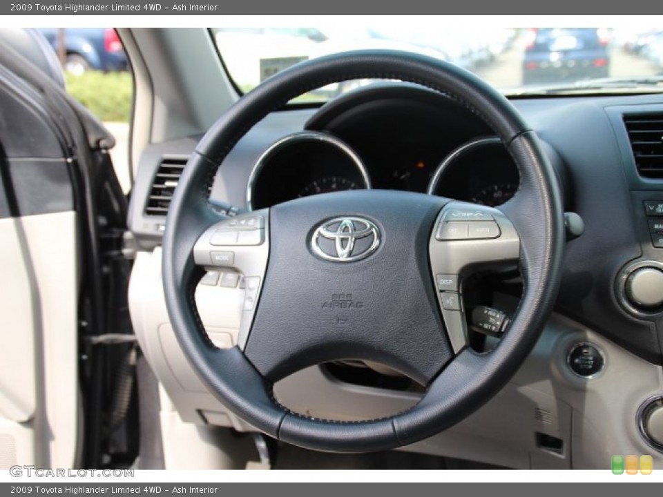 Ash Interior Steering Wheel for the 2009 Toyota Highlander Limited 4WD #79573172