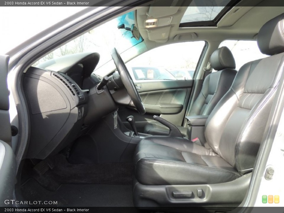 Black Interior Photo for the 2003 Honda Accord EX V6 Sedan #79573591