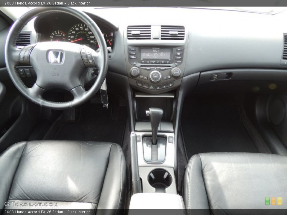Black Interior Dashboard for the 2003 Honda Accord EX V6 Sedan #79573614