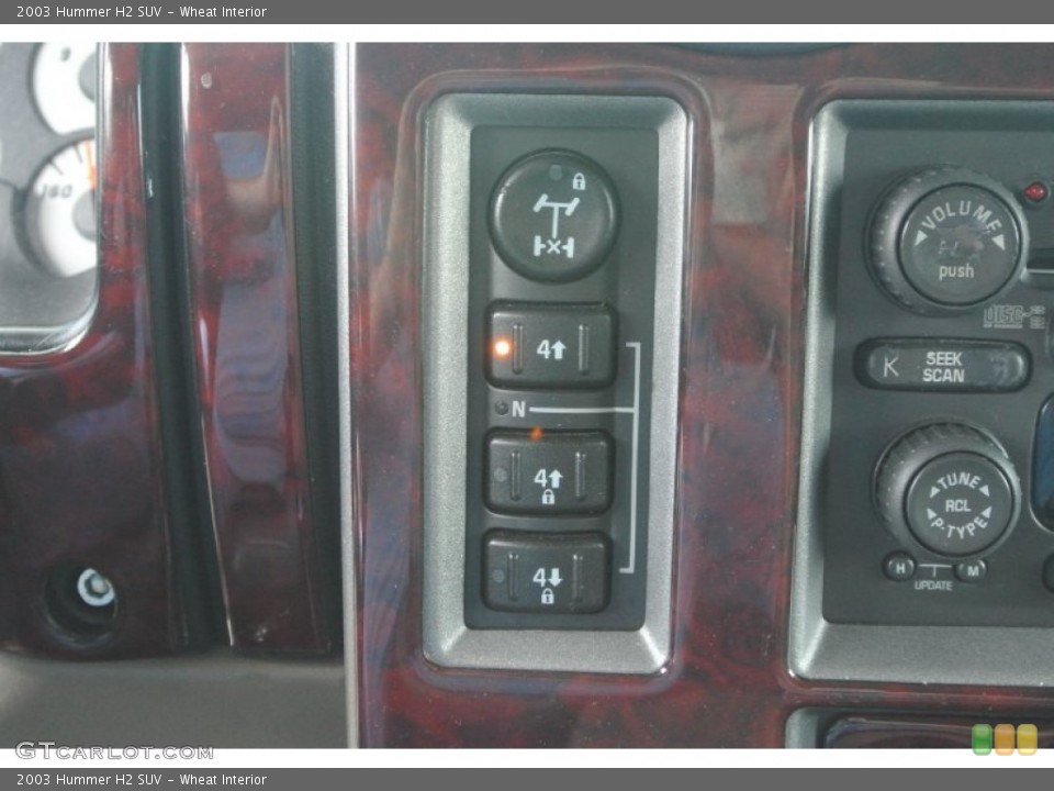 Wheat Interior Controls for the 2003 Hummer H2 SUV #79574594
