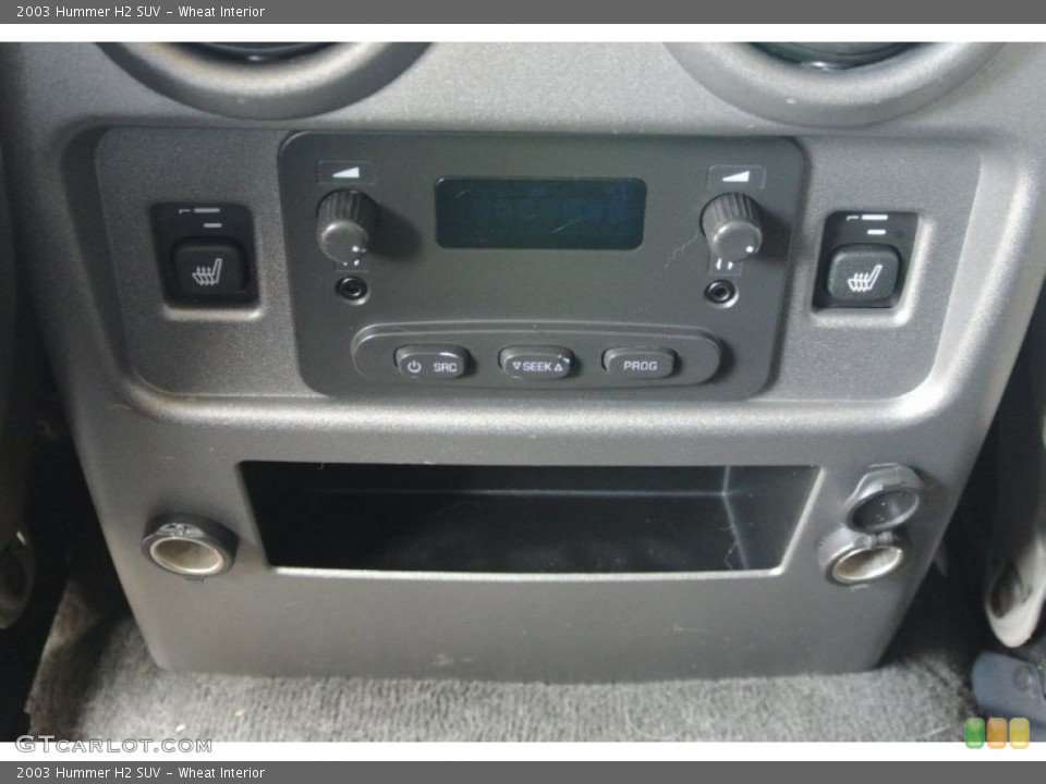 Wheat Interior Controls for the 2003 Hummer H2 SUV #79574703