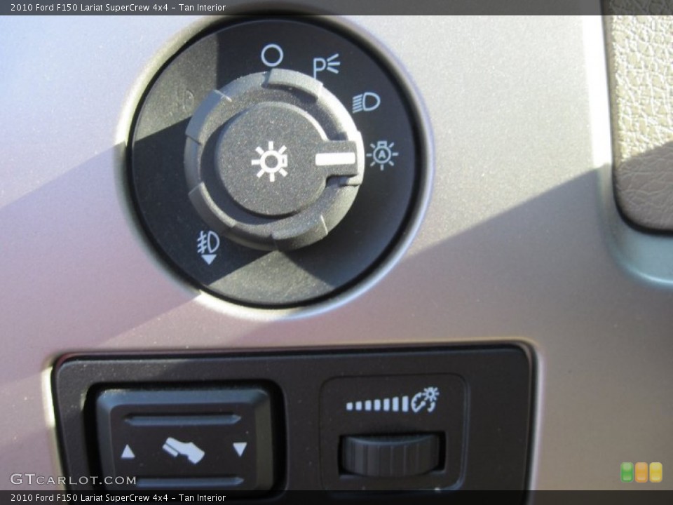 Tan Interior Controls for the 2010 Ford F150 Lariat SuperCrew 4x4 #79576577