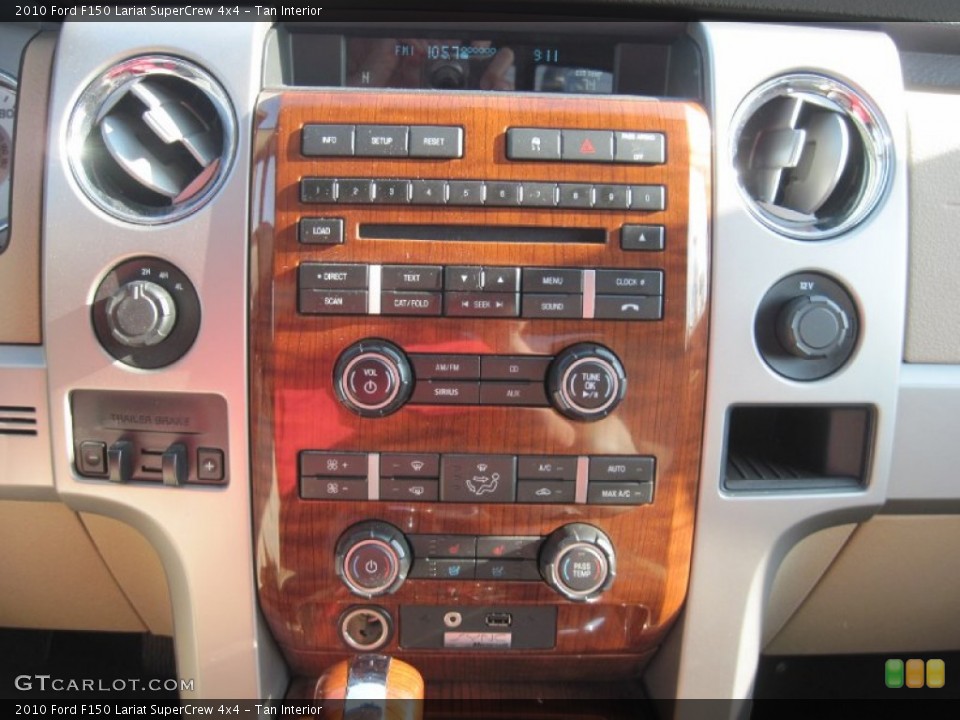Tan Interior Controls for the 2010 Ford F150 Lariat SuperCrew 4x4 #79576608