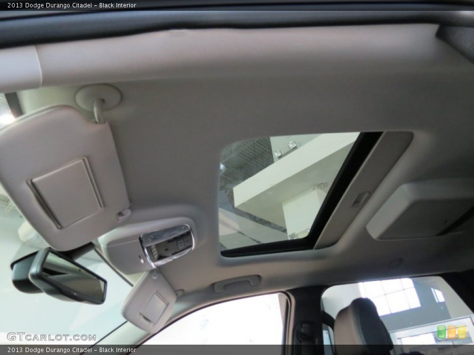 Black Interior Sunroof for the 2013 Dodge Durango Citadel #79576996