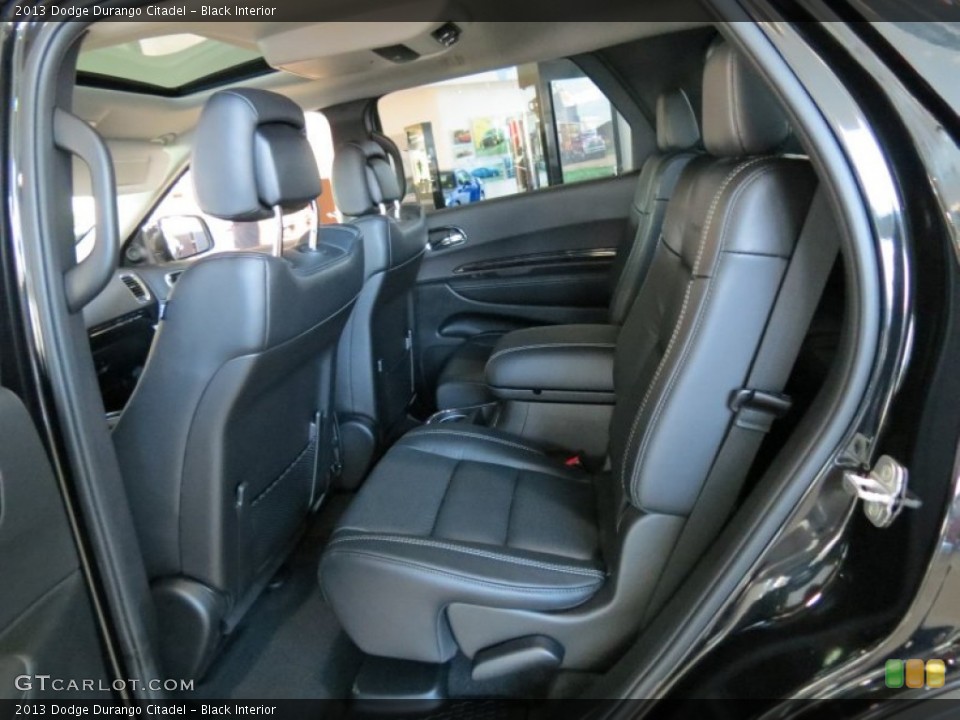 Black Interior Rear Seat for the 2013 Dodge Durango Citadel #79577020