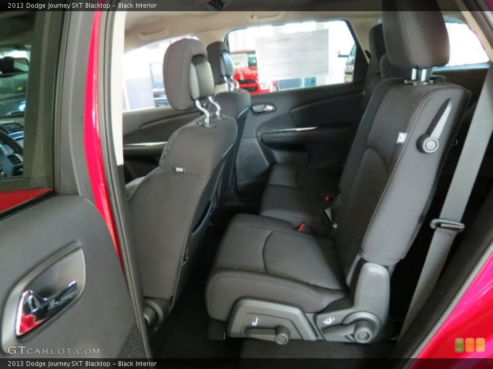 Black Interior Rear Seat for the 2013 Dodge Journey SXT Blacktop #79577246