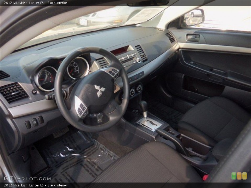 Black 2012 Mitsubishi Lancer Interiors