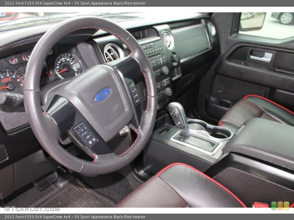 FX Sport Appearance Black/Red 2012 Ford F150 Interiors