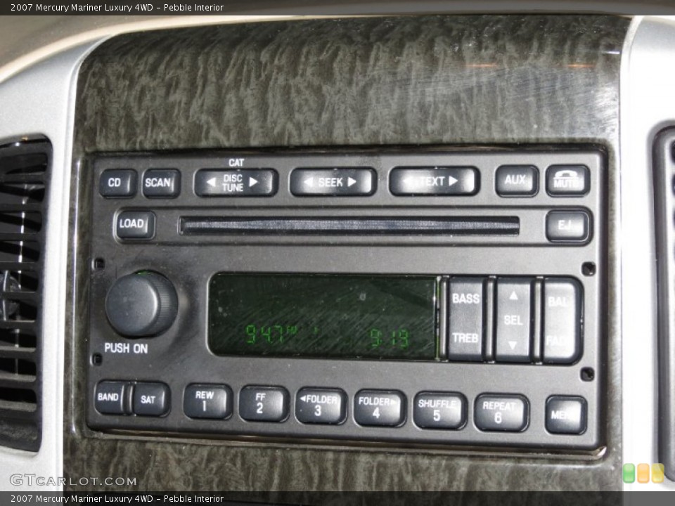 Pebble Interior Audio System for the 2007 Mercury Mariner Luxury 4WD #79577557