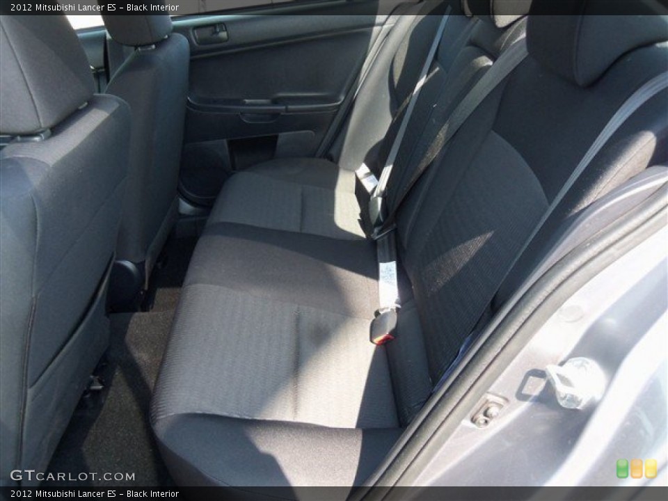 Black Interior Rear Seat for the 2012 Mitsubishi Lancer ES #79577570