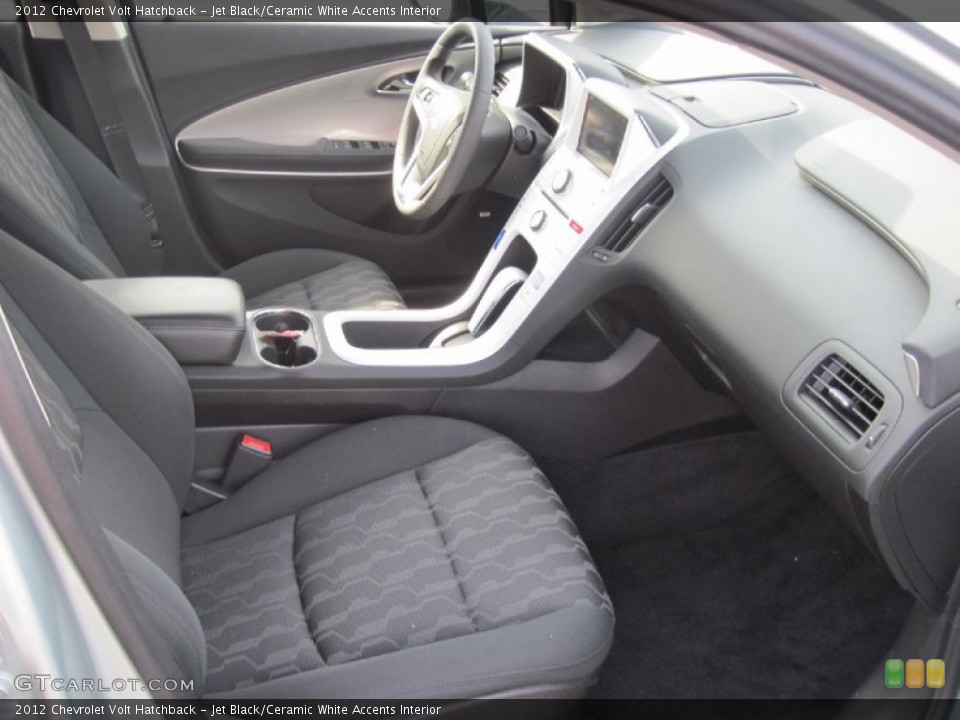 Jet Black/Ceramic White Accents Interior Photo for the 2012 Chevrolet Volt Hatchback #79578202