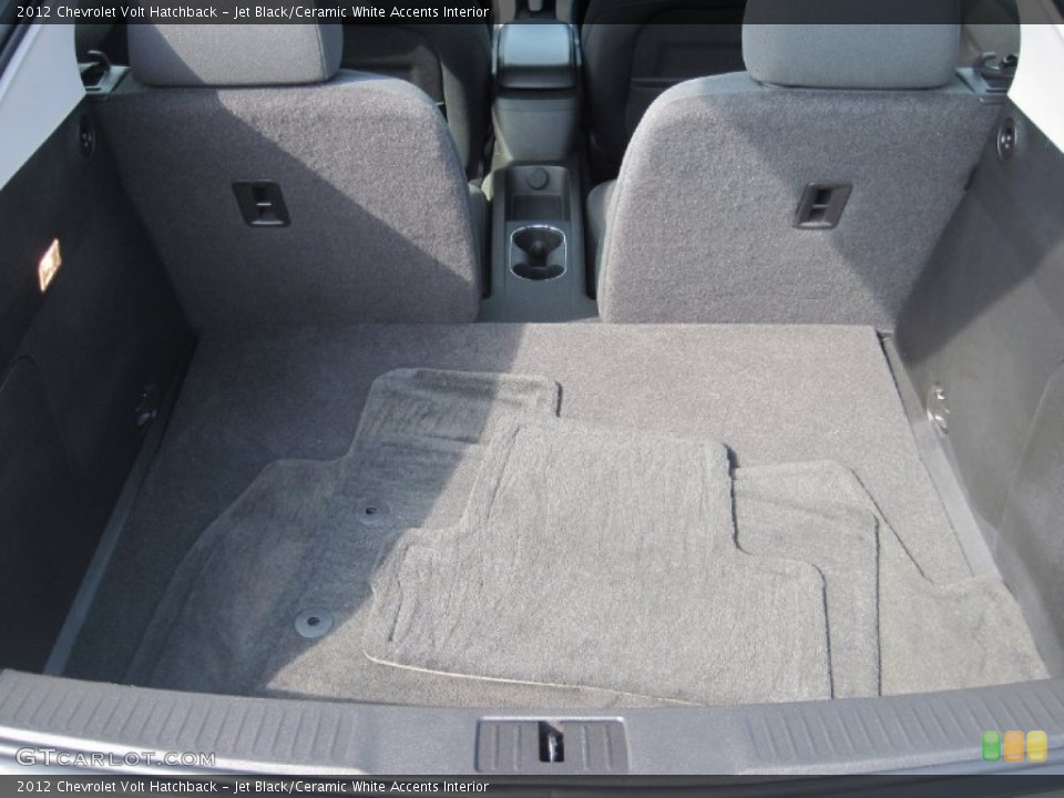 Jet Black/Ceramic White Accents Interior Trunk for the 2012 Chevrolet Volt Hatchback #79578247