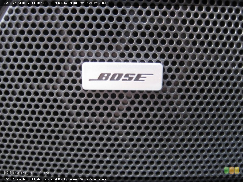 Jet Black/Ceramic White Accents Interior Audio System for the 2012 Chevrolet Volt Hatchback #79578343