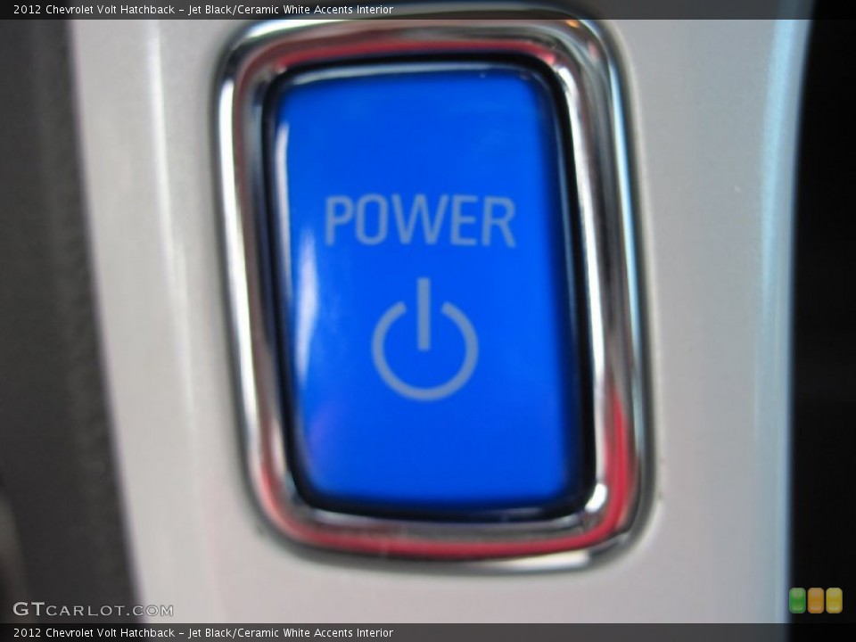 Jet Black/Ceramic White Accents Interior Controls for the 2012 Chevrolet Volt Hatchback #79578406