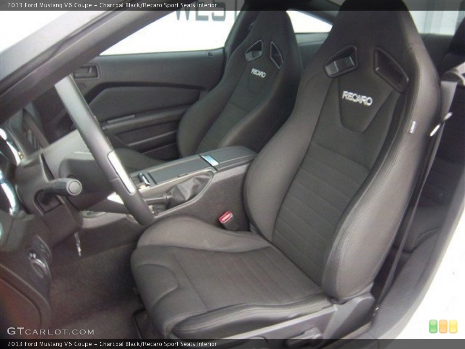 Charcoal Black/Recaro Sport Seats Interior Photo for the 2013 Ford Mustang V6 Coupe #79578965