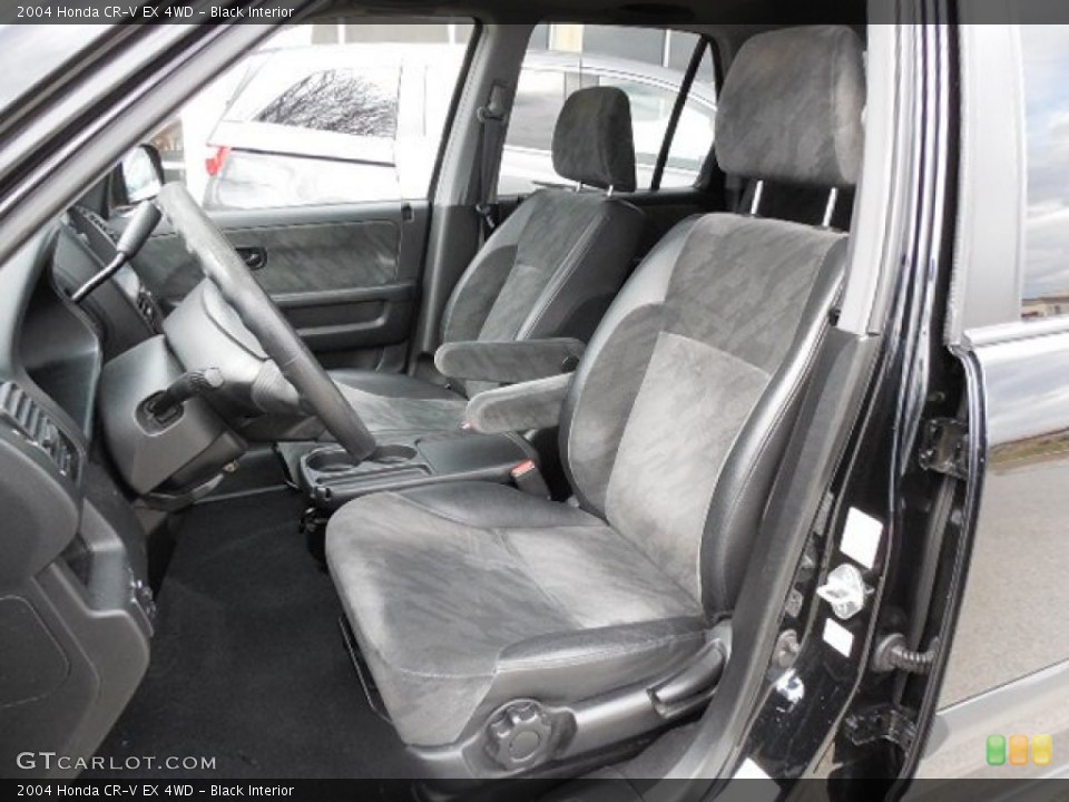 Black 2004 Honda CR-V Interiors