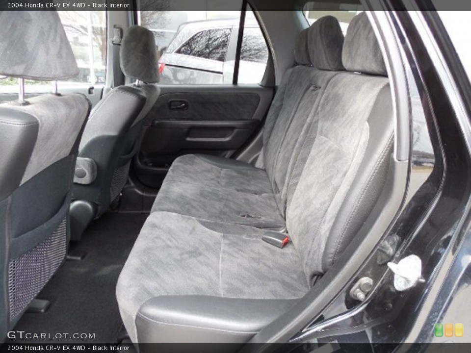 Black Interior Rear Seat for the 2004 Honda CR-V EX 4WD #79579594
