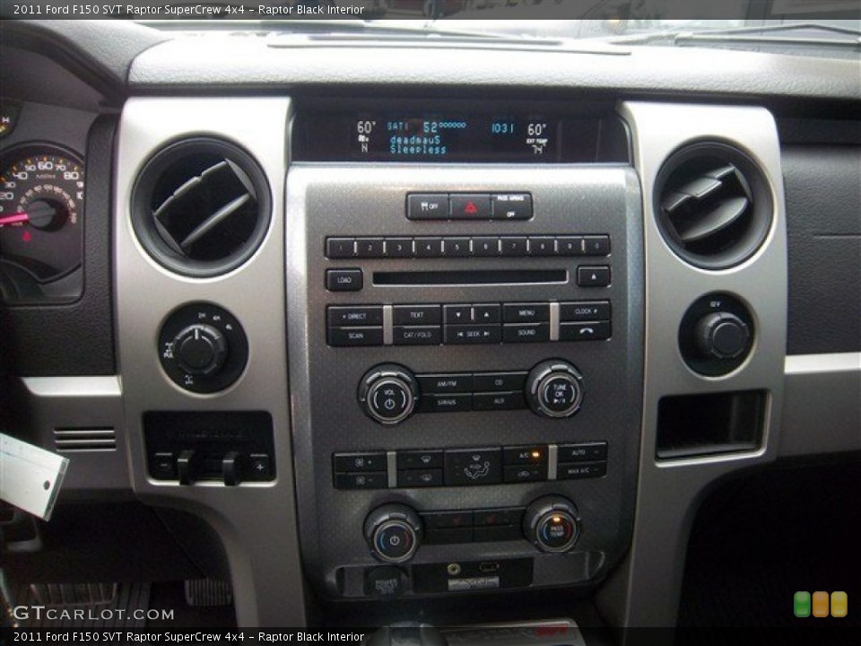 Raptor Black Interior Controls for the 2011 Ford F150 SVT Raptor SuperCrew 4x4 #79579693