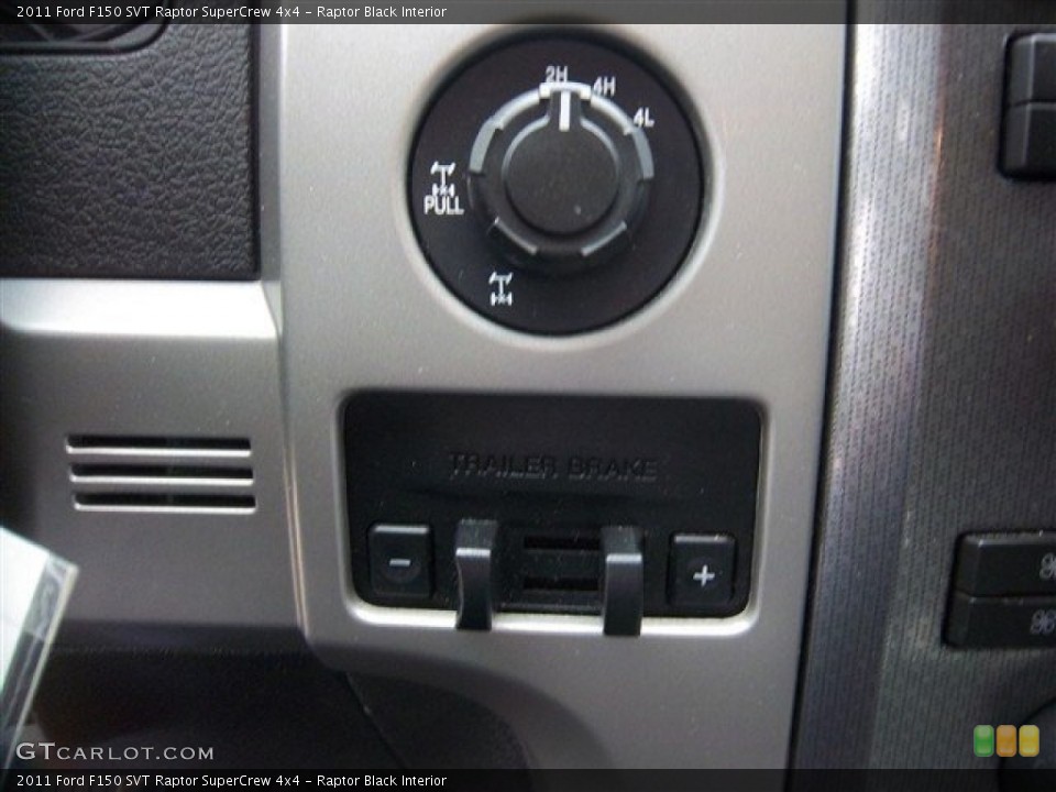 Raptor Black Interior Controls for the 2011 Ford F150 SVT Raptor SuperCrew 4x4 #79579741