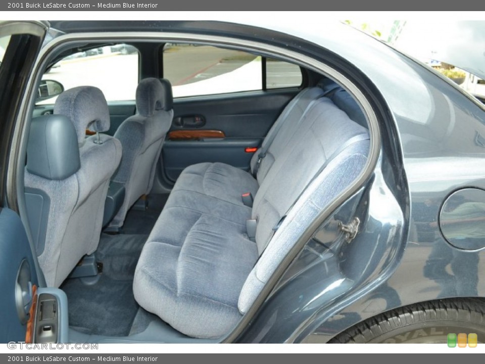 Medium Blue Interior Rear Seat for the 2001 Buick LeSabre Custom #79579888