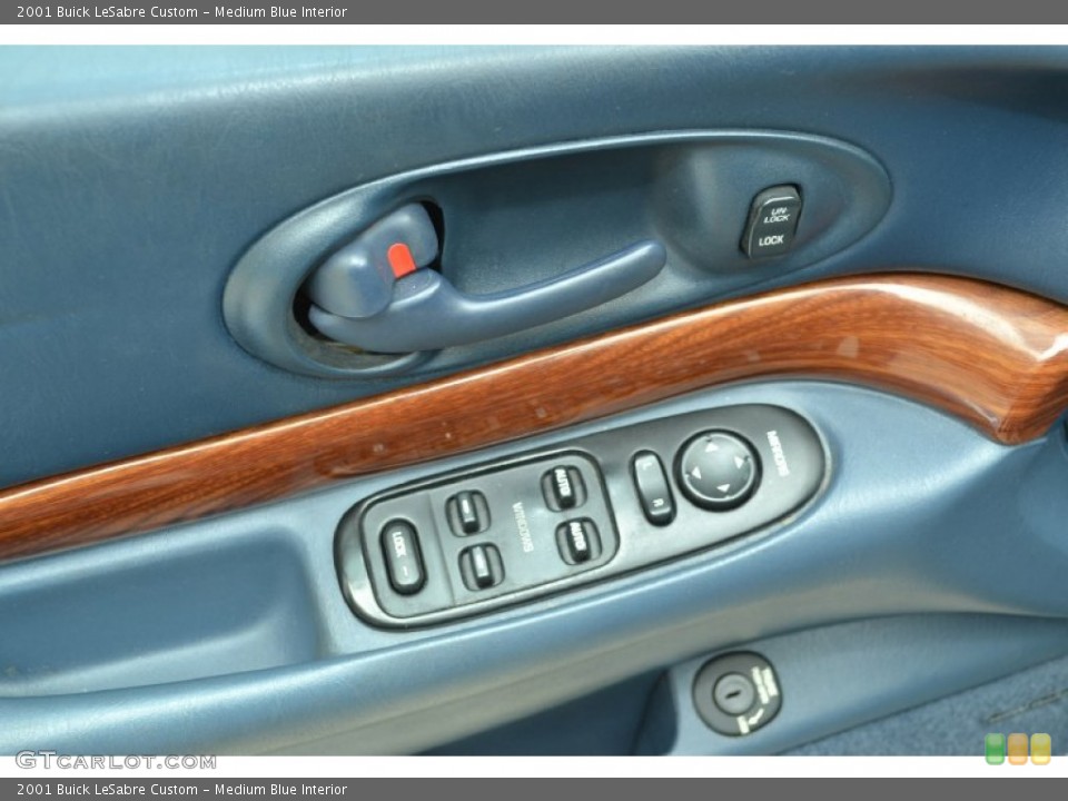 Medium Blue Interior Controls for the 2001 Buick LeSabre Custom #79580022