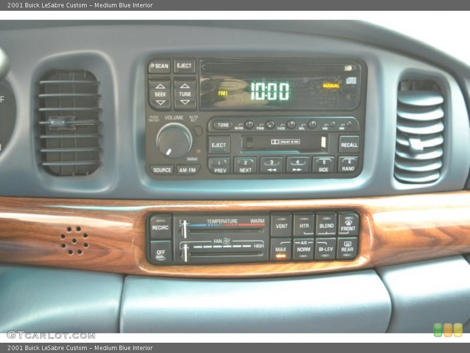 Medium Blue Interior Controls for the 2001 Buick LeSabre Custom #79580085