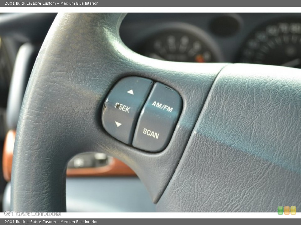 Medium Blue Interior Controls for the 2001 Buick LeSabre Custom #79580107