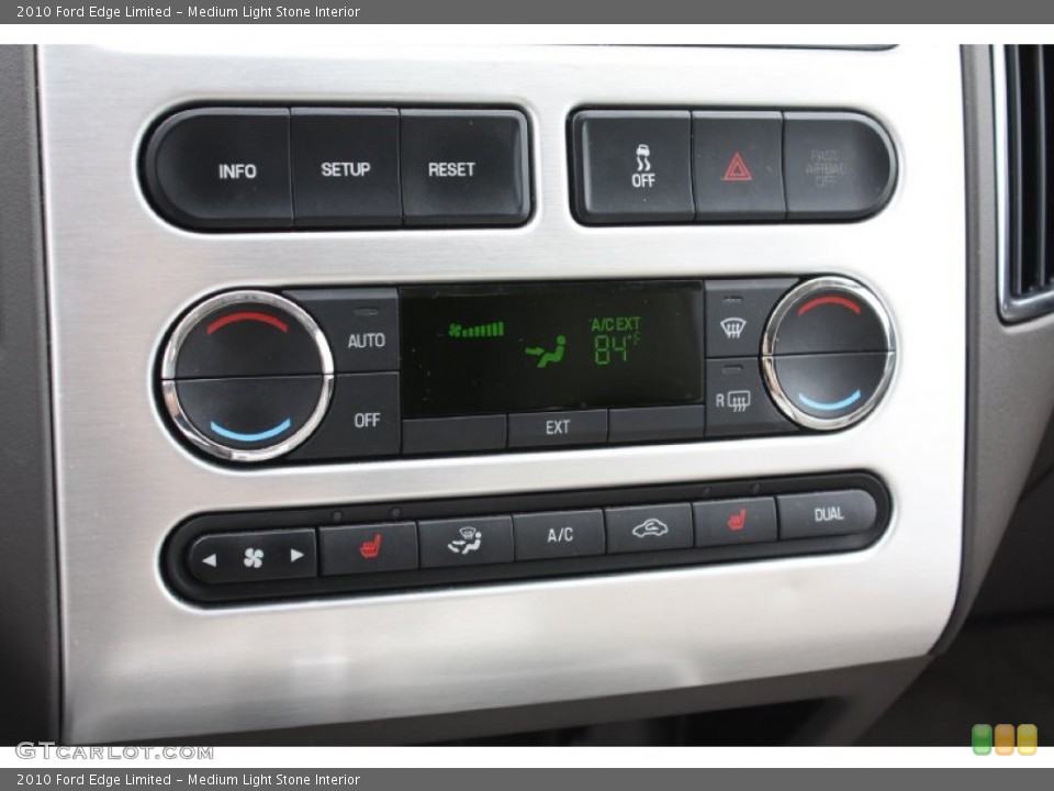 Medium Light Stone Interior Controls for the 2010 Ford Edge Limited #79580788