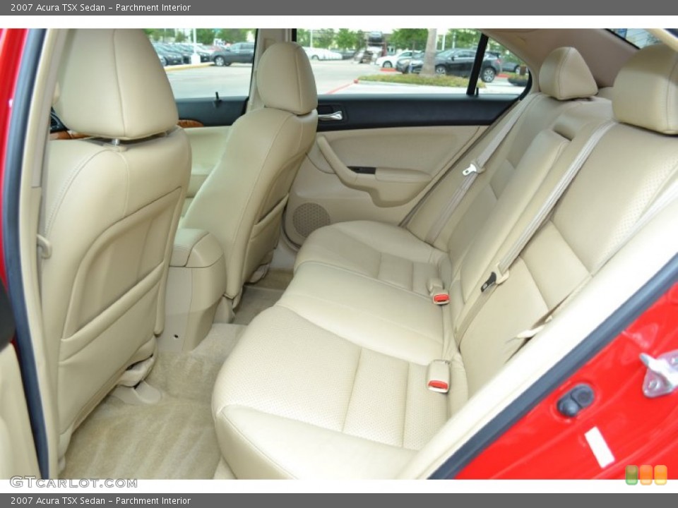 Parchment Interior Rear Seat for the 2007 Acura TSX Sedan #79581657