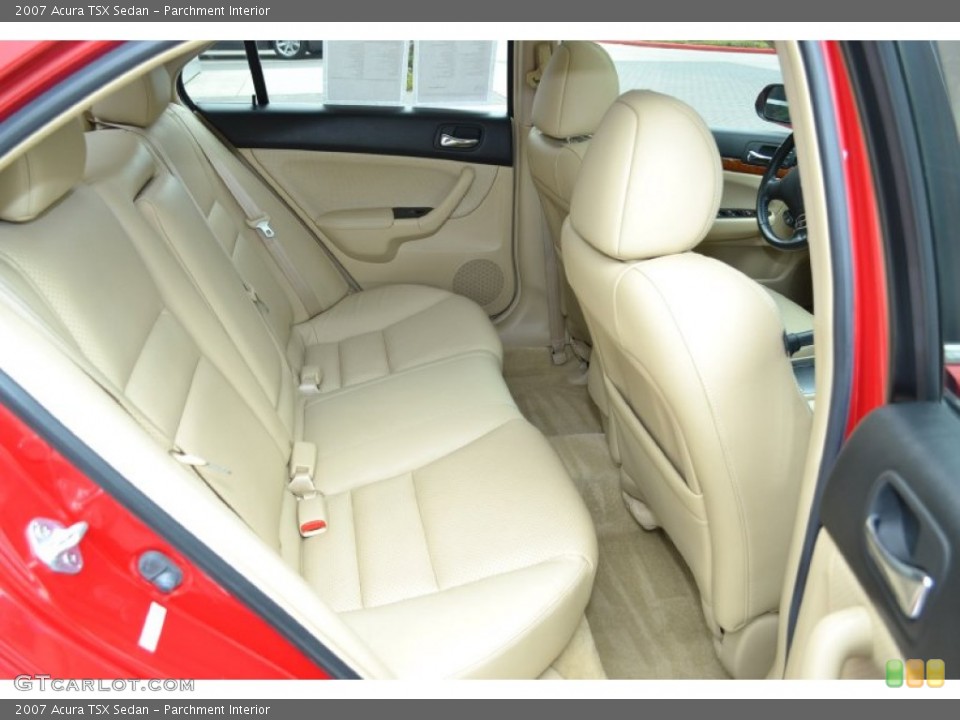 Parchment Interior Rear Seat for the 2007 Acura TSX Sedan #79581706