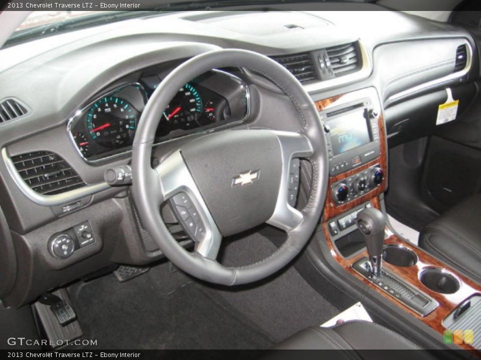 Ebony Interior Dashboard for the 2013 Chevrolet Traverse LTZ #79582481