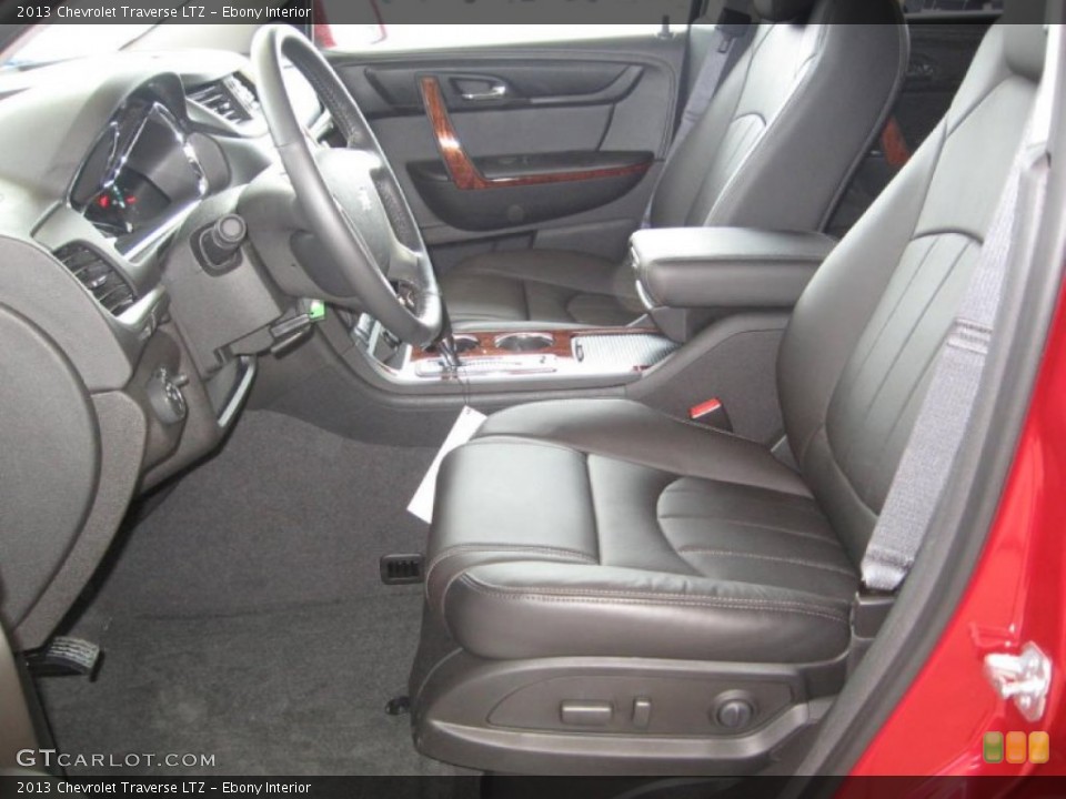 Ebony Interior Photo for the 2013 Chevrolet Traverse LTZ #79582501