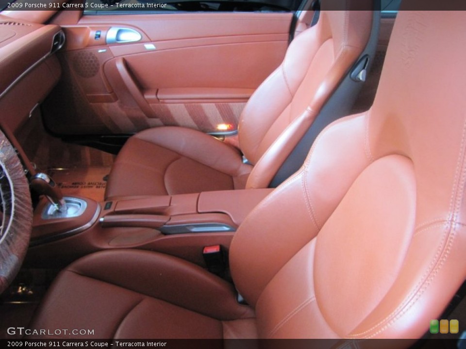Terracotta Interior Front Seat for the 2009 Porsche 911 Carrera S Coupe #79582590