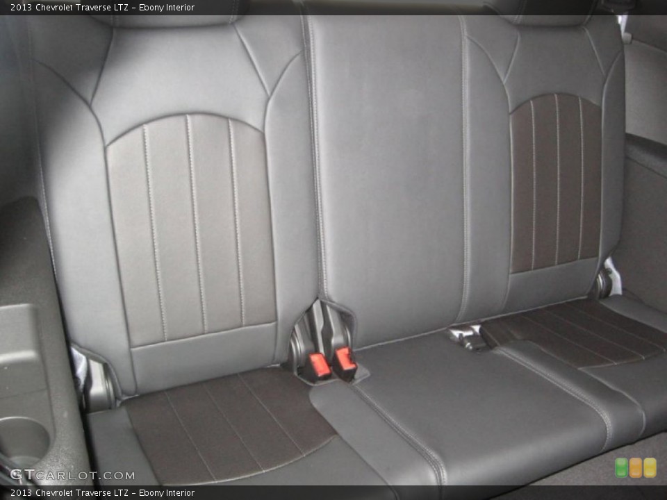 Ebony Interior Rear Seat for the 2013 Chevrolet Traverse LTZ #79582711