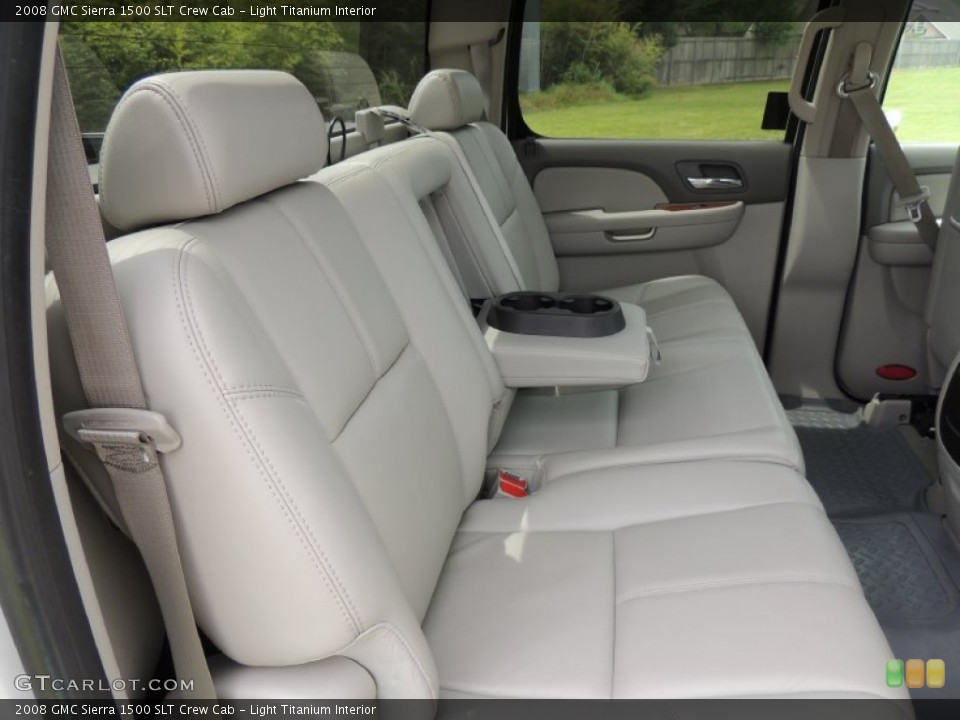 Light Titanium Interior Rear Seat for the 2008 GMC Sierra 1500 SLT Crew Cab #79583431