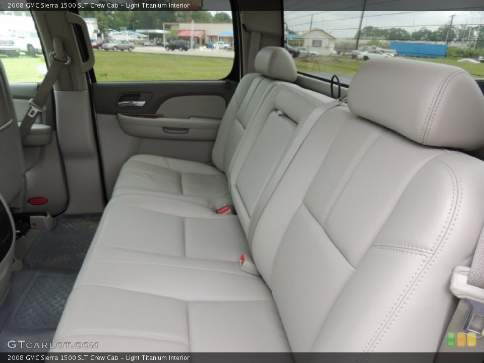 Light Titanium Interior Rear Seat for the 2008 GMC Sierra 1500 SLT Crew Cab #79583484